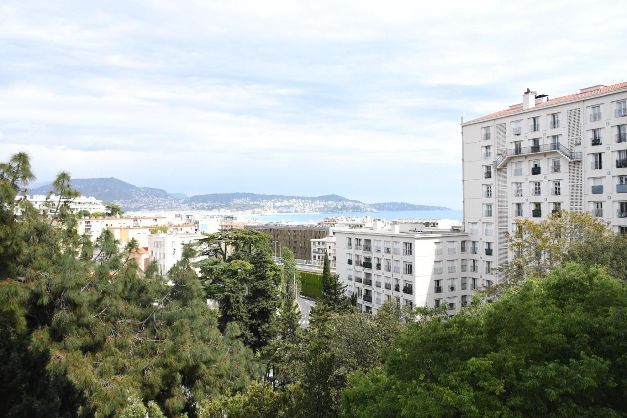 4 couchages superbe résidence proche de la mer VUE MER Nice Extérieur photo